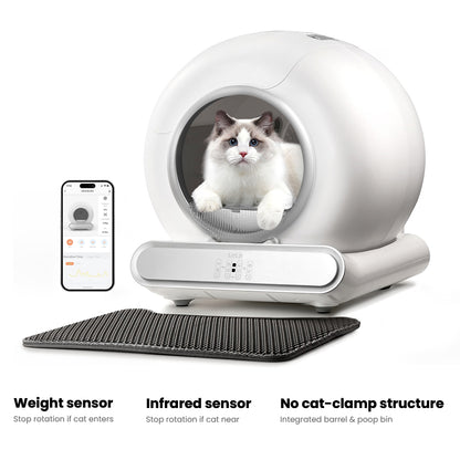 LeloPets Automatic Self-Cleaning Cat Litter Box