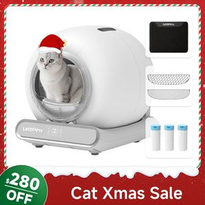 Pinch-Free Self-cleaning Cat Litter Box | LeloPets C4