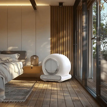 LeloPets C4 Automatic Cat Litter Box for Bedrooms