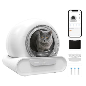 4-Layer Odor Control Self-cleaning Cat Litter Box | LeloPets D1