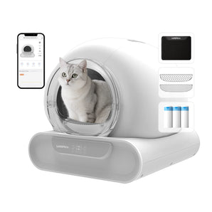 LeloPets D1 Integrated Safety Self-cleaning Cat Litter Box